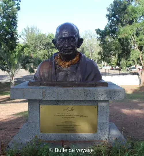 jardin de mahatma gandhi à saint paul